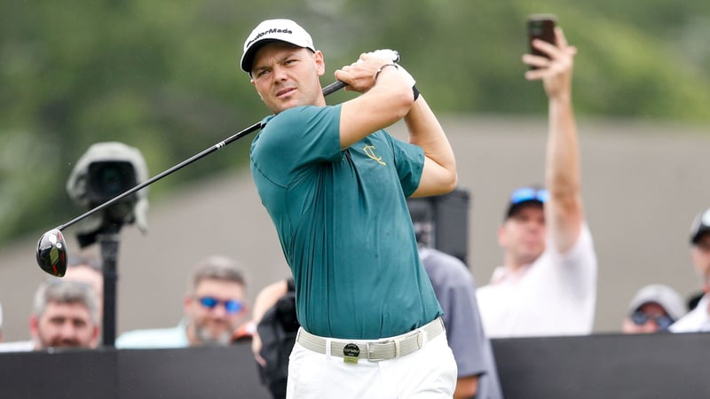 Martin Kaymer liegt beim LIV Golf Event im Trump National auf dem geteilten siebten Platz. (Quelle: Getty)