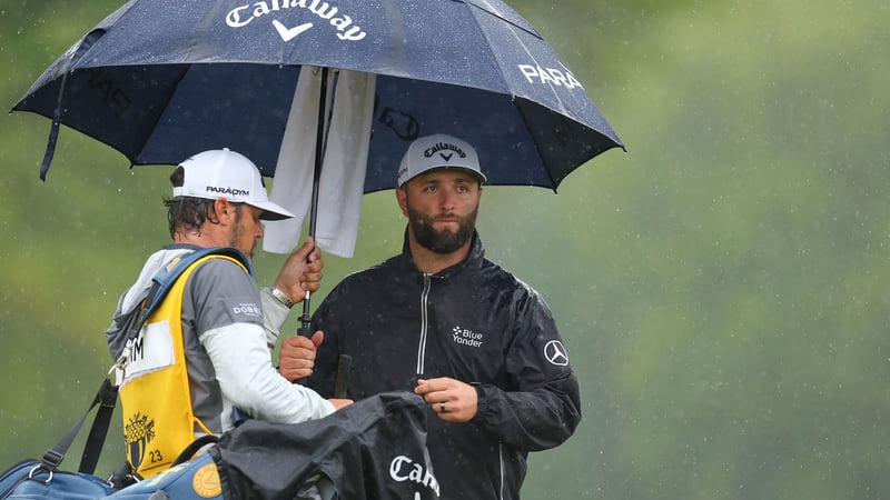 Jon Rahm mit Regelglück am Moving Day der PGA Championship 2023. (Foto: Getty)