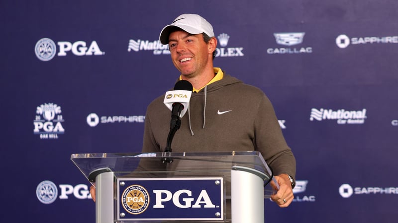 Rory McIlroy geht mit Tipps von Kumpel Tiger und einem Heimvorteil in die PGA Championship 2023. (Foto: Getty)