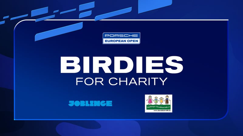 Porsche European Open 2023: Porsche unterstützt Ukraine-Hilfe mit Aktion „Birdies for Charity“. (Foto: Porsche)