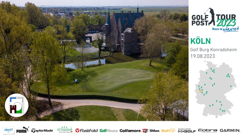 Malerische Kulisse: der Golfclub Burg Konradsheim. (Foto Golf Post)