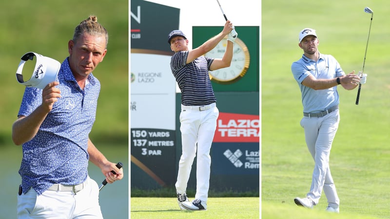 Marcel Siem, Yannik Paul und Max Kieffer auf der European Tour. (Foto: Getty)