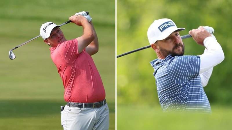 Sepp Straka und Stephan Jäger dürfen bei der PGA Championship 2023 mit dem Wochenende planen. (Fotos: Getty)