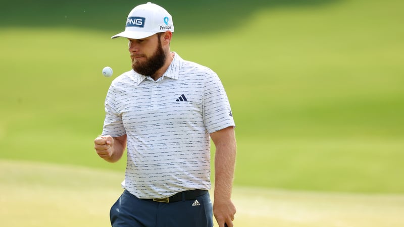 Tyrrell Hatton am zweiten Tag der PGA Tour Wells Fargo Championship 2023. (Foto: Getty)