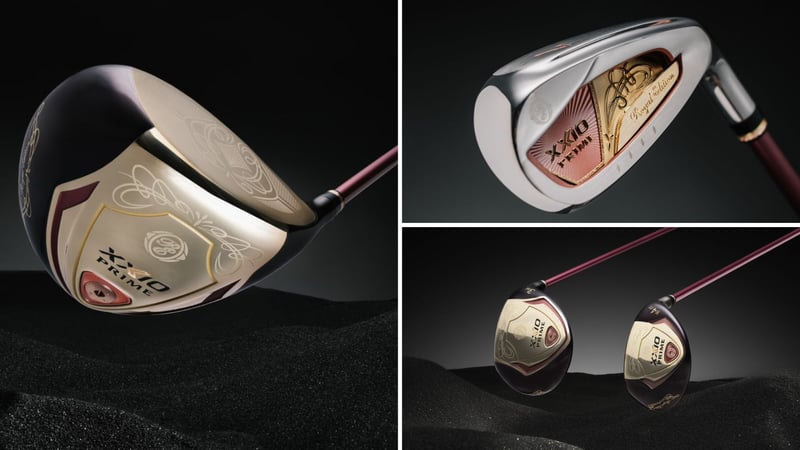 Die neuen XXIO Prime Royal Edition Ladies Driver, Fairwayhölzer, Hybride und Eisen. (Foto: XXIO)