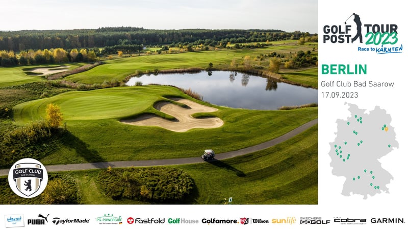 Die Golf Post Tour 2023 lädt nach Bad Sarrow auf den Arnold Palmer Platz ein (Foto: Bad Saarow Golfclub)