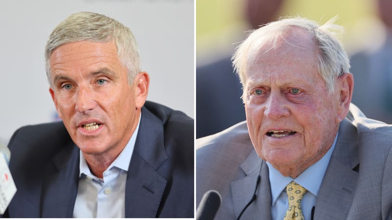 PGA Commissioner Jay Monahan hatte nach der Verkündung des Deals viel zu erklären. Vor allem von den eigen Spielern gibt es Gegenwind. Der Deal wurde aber auch viel gelobt, unter anderem von Jack Nicklaus. (Quelle: Getty)