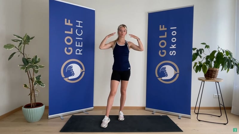 Eine gute Beweglichkeit beugt Verletzungen vor. Im Video von Golfpost x Golfreich zeigt Elena Witzel die besten Übungen ohne Equipment. (Foto: Youtube/Golfpost)