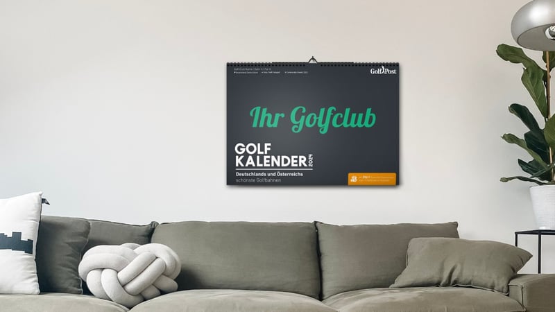 Der Golfkalender 2024 könnte Ihren Golfclub auf dem Cover haben.