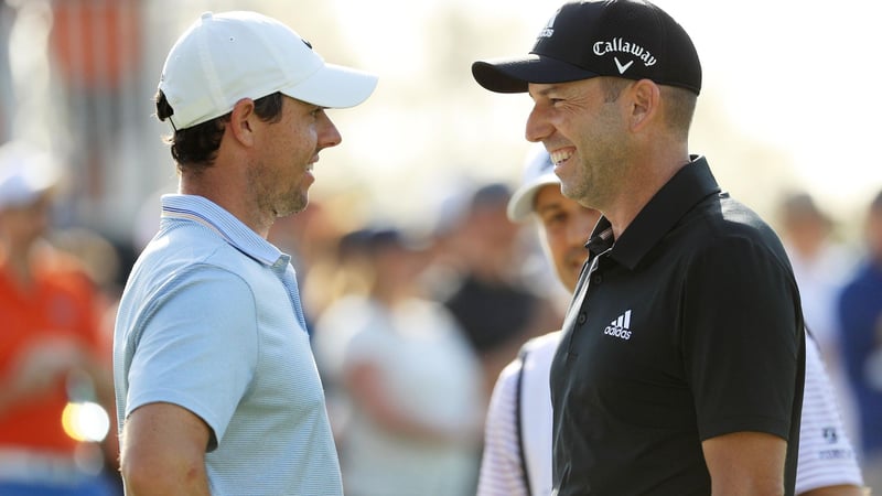 Rory McIlroy und Sergio García sind wieder Freunde. (Foto: Getty)