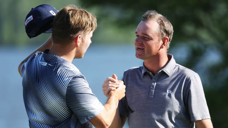 Gemeinsam im letzten Flight: Yannik Paul (li.) und Dale Whitnell. (Foto: Getty)