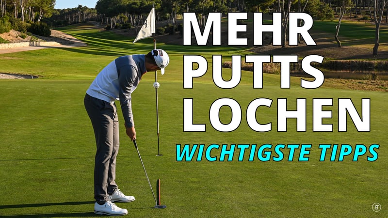 Golf für Grünschnäbel erklärt Golftrainings-Tipps für die Puttbewegung. (Foto: Golf für Grünschnäbel)