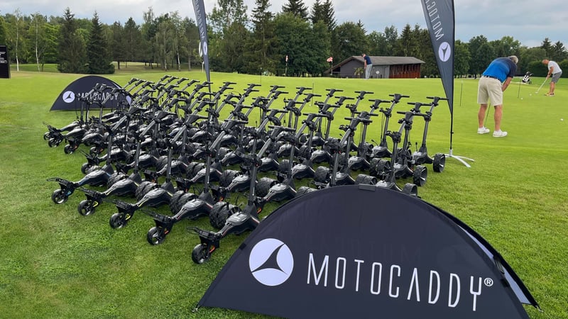 Motocaddy unterstützt die Golfevents von Mercedes-Benz. (Foto: Motocaddy)