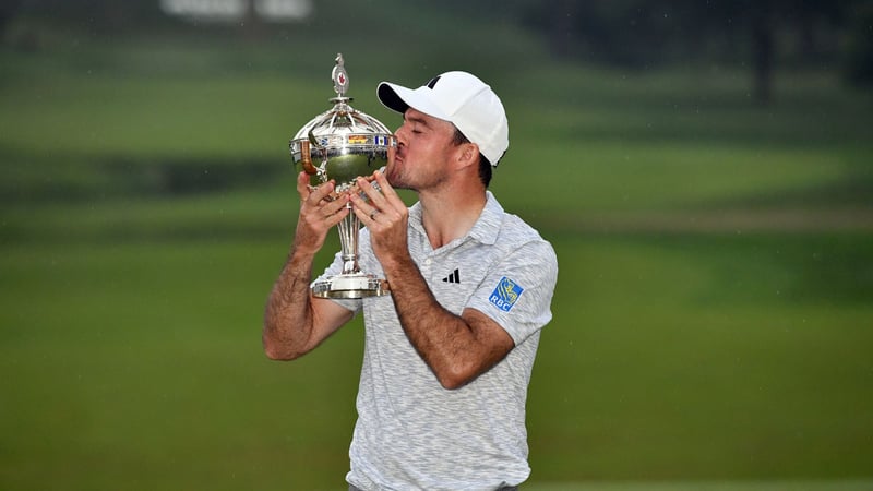 Nick Taylor feiert bei der Canadian Open 2023 seinen dritten Sieg auf der PGA Tour. (Foto: Getty)