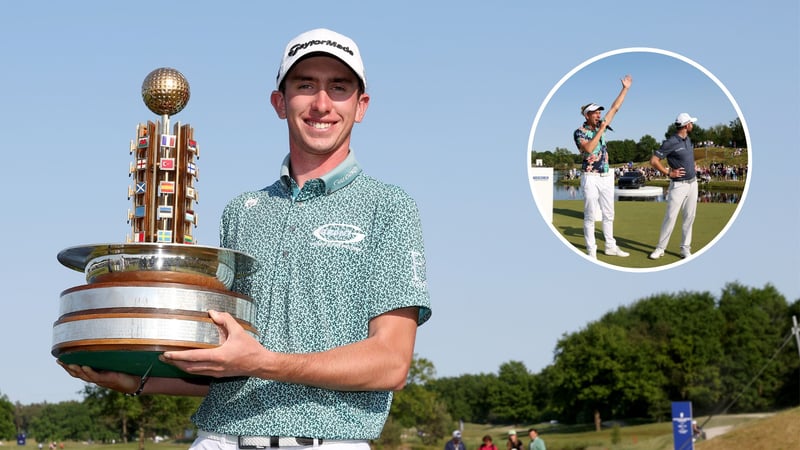 Der 20-jährge Tom McKibbin siegt bei der Porsche European Open 2023 kanpp vor den beiden Deutschen Max Kieffer und Marcel Siem. (Quelle: Getty)