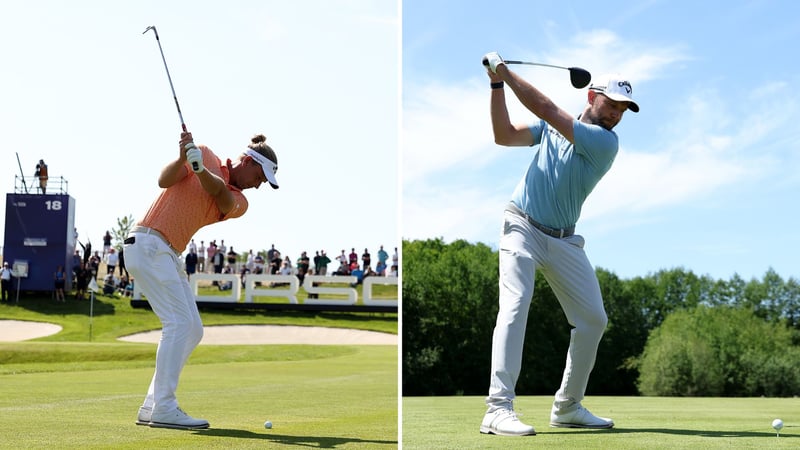 Trotz unterschiedlicher Runden am Moving Day noch mit Chancen auf den Sieg bei der Porsche European Open 2023: Marcel Siem und Max Kieffer (Fotos: Getty)