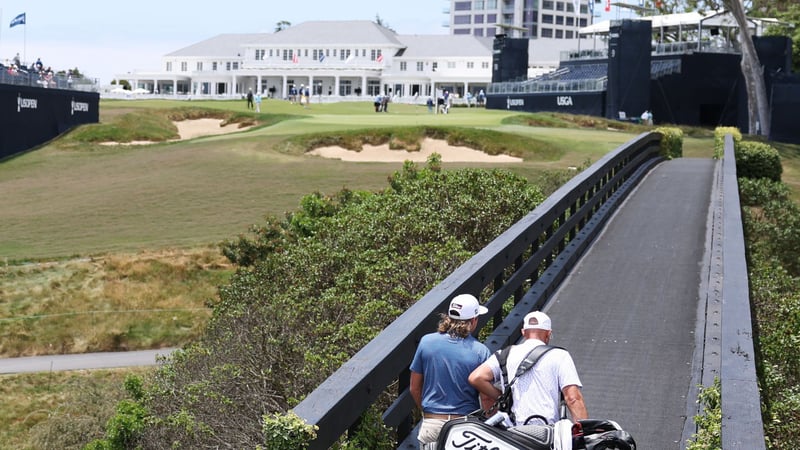 Das Clubhaus des Los Angeles Country Clubs während der US Open 2023. (Foto: Getty)