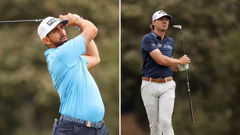 Matthieu Pavon und Sam Burns gelingt bei der US Open 2023 ein Hole in One. (Fotos: Getty)