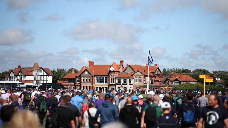 Die British Open 2023 findet im Royal Liverpool Golf Club statt. Sponsoren sieht man hier erst auf den zweiten Blick. (Foto: Getty)