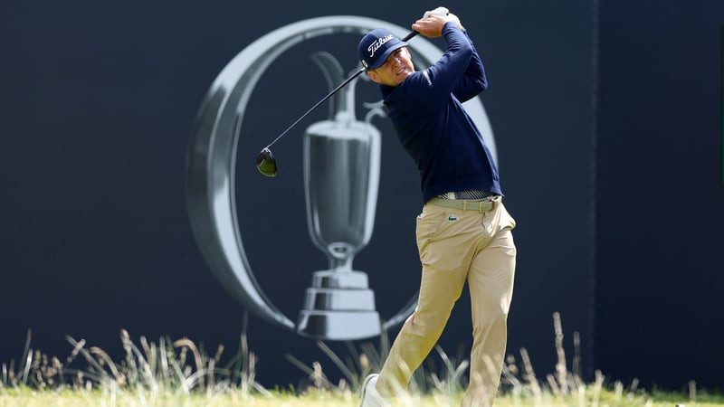 Yannik Paul im Interview nach Runde 1 der British Open 2023. (Foto: Getty)