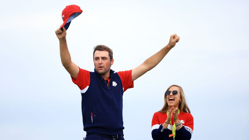 Nach dem Debüt-Sieg 2021 ist Scottie Scheffler auch 2023 Teil des Teams USA beim Ryder Cup (Foto: Getty)