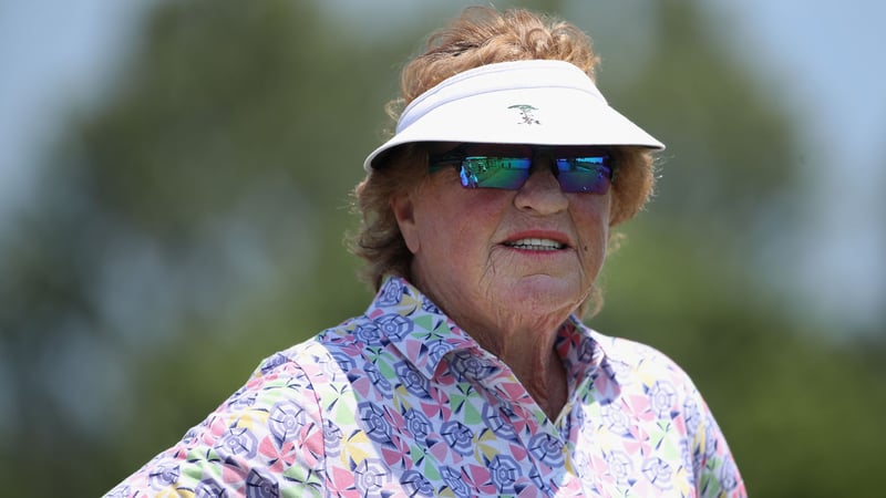 JoAnne Carner bei der ersten U.S. Senior Women's Open im Jahr 2018. (Foto: Getty)