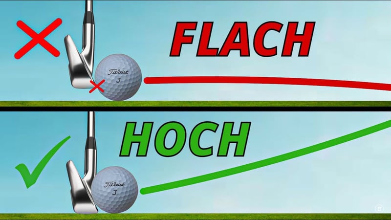 Birdietrain erklärt einfache Tipps und Tricks für das Golftraining, um den Ball höher und weiter zu schlagen. (Quelle: Birdietrain)