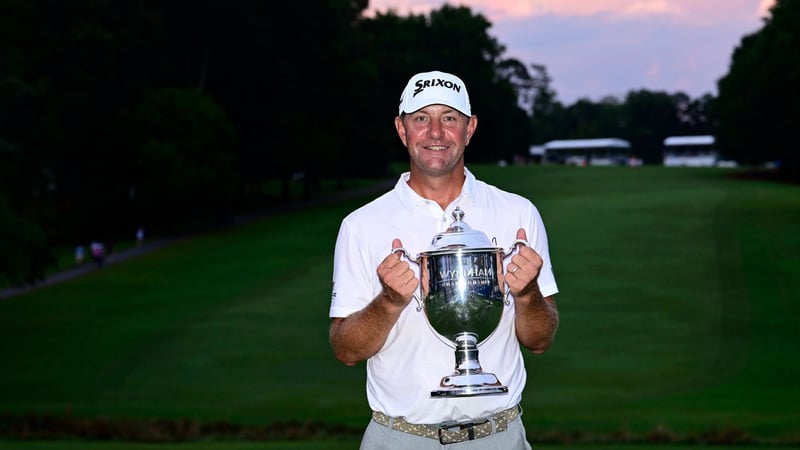 Lucas Glover gewinnt die Wyndham Championship auf der PGA Tour. (Foto: Getty)