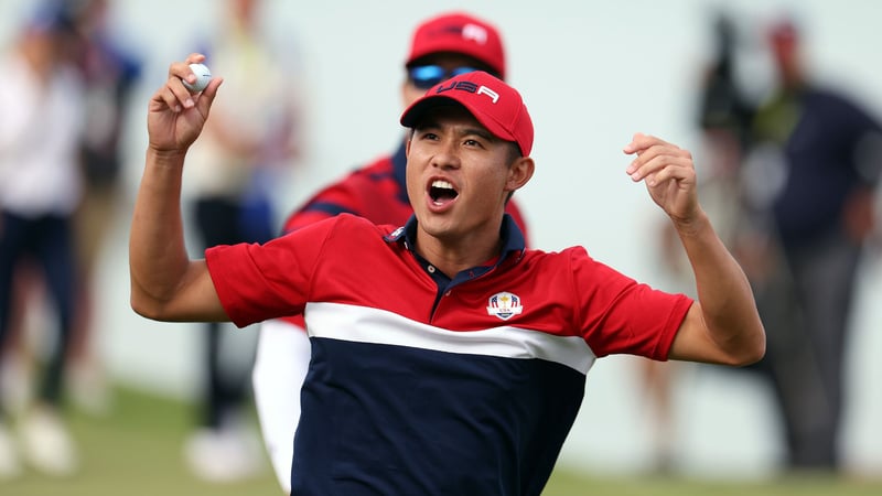 Emotionen pur: Collin Morikawa beim Ryder Cup. (Foto: Getty)