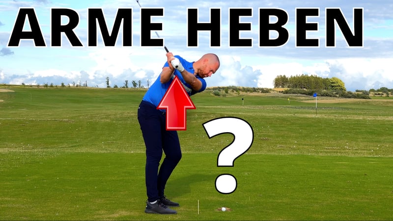 Wie sollten wir unsere Arme bewegen? (Foto: Golf für Grünschnäbel)