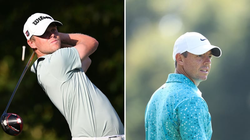 DP World Tour Rory McIlroy und Hurly Long (Foto: Getty)