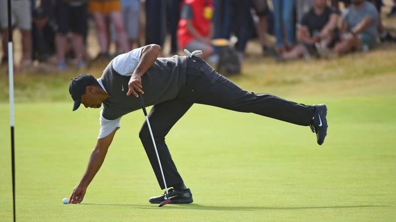 Darf man laut den Golfregeln den Ball auch mit dem Schläger markieren? (Quelle: Getty)