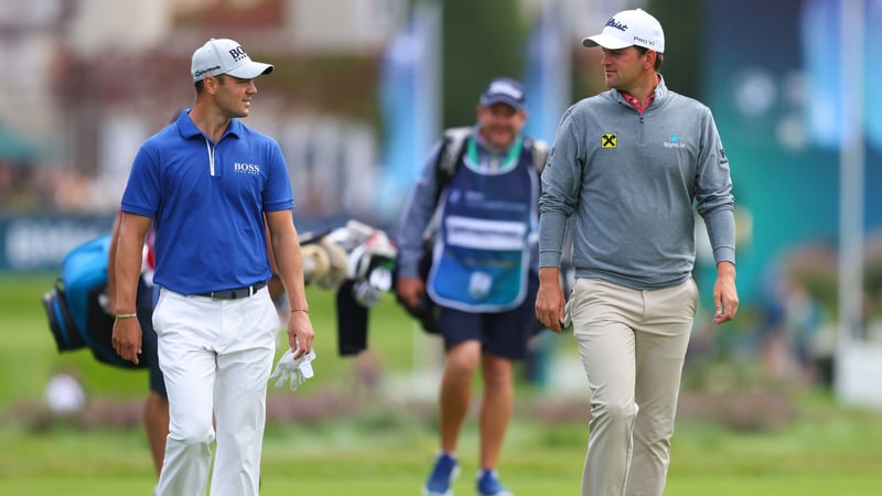 Während Martin Kaymer als Kapitän sicher ist, muss Bernd Wiesberger gegen den Abstieg aus der LIV Golf League kämpfen. (Quelle: Getty)