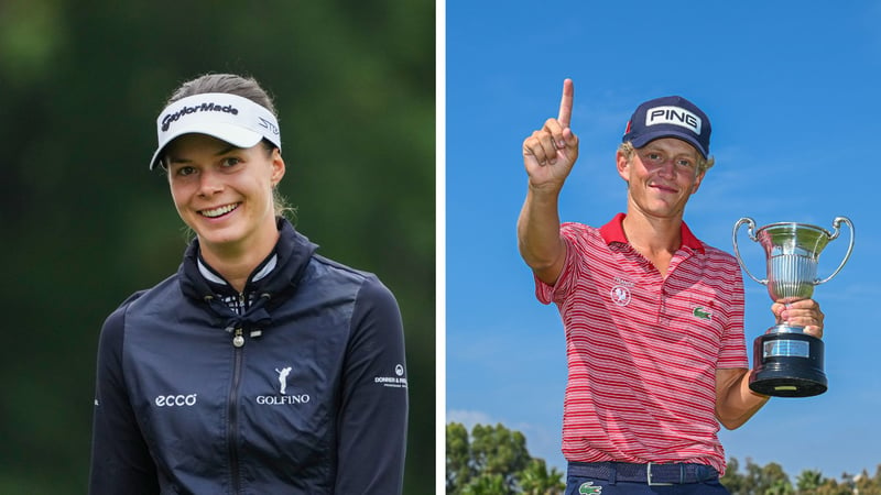 Esther Henseleit spielte sich auf der LPGA Tour in die Top 20. Auf der Challenge Tour siegte der Amateur Martin Couvra. (Quelle: Getty)