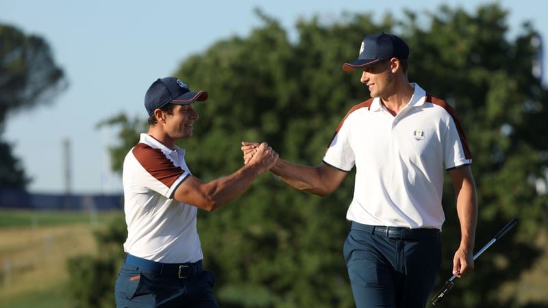 Victor Hovland und Ludvig Aberg schreiben beim Ryder Cup 2023 Geschichte. (Foto: Getty)