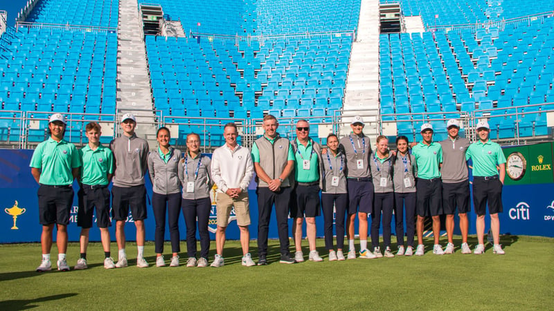 Das europäische Junior Ryder Cup Team des Jahres 2023 steht in den Startlöchern. (Foto: Junior Ryder Cup)