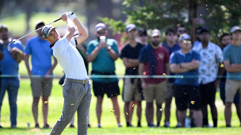 Justin Thomas mit gutem Moving Day bei der Fortinet Championship der PGA Tour. (Foto: Getty)