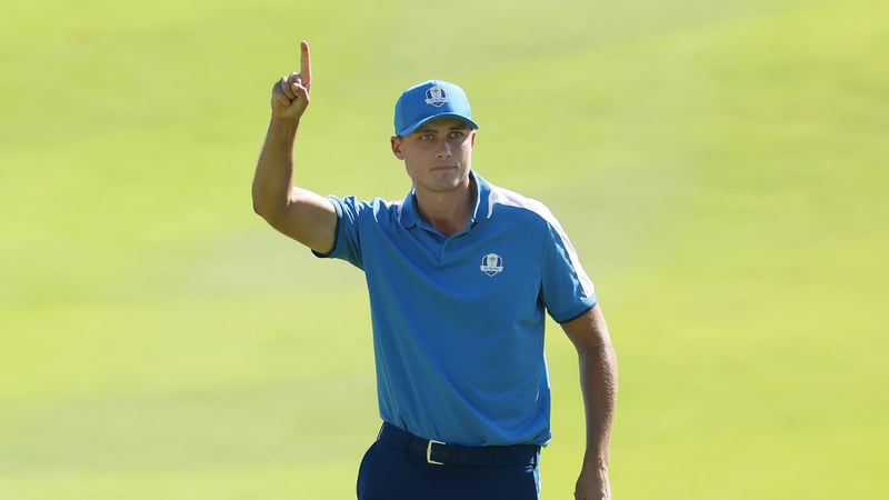 Ludvig Aberg liefert beim Ryder Cup 2023 ab. (Foto: Getty)