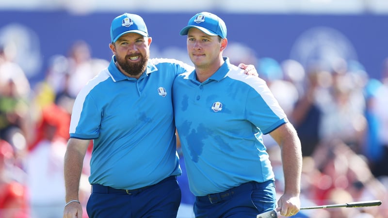 Shane Lowry (links) und Sepp Straka beim Ryder Cup 2023. (Foto: Getty)