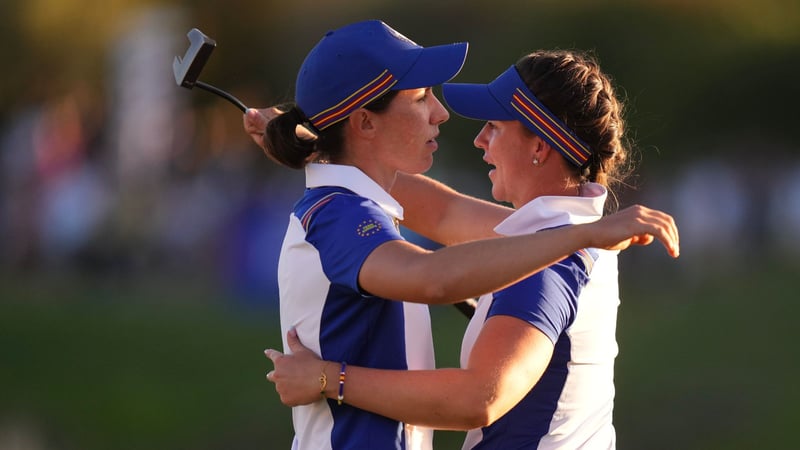 Team Europa erwischt einen starken Samstag und kann sich dank Ciganda und Grant Hoffnungen auf den Solheim Cup 2023 machen. (Foto: Getty)