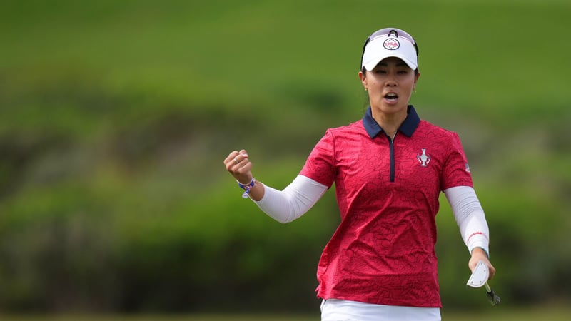 Team USA dominiert die Foursomes am Freitag des Solheim Cup 2023. (Foto: Getty)