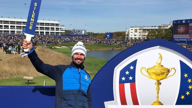 Steffen Bents beim Ryder Cup 2018 in Paris. (Foto: privat)