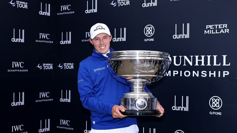 Matt Fitzpatrick gewinnt die Alfred Dunhill Links Championship der DP World Tour. (Foto: Getty)