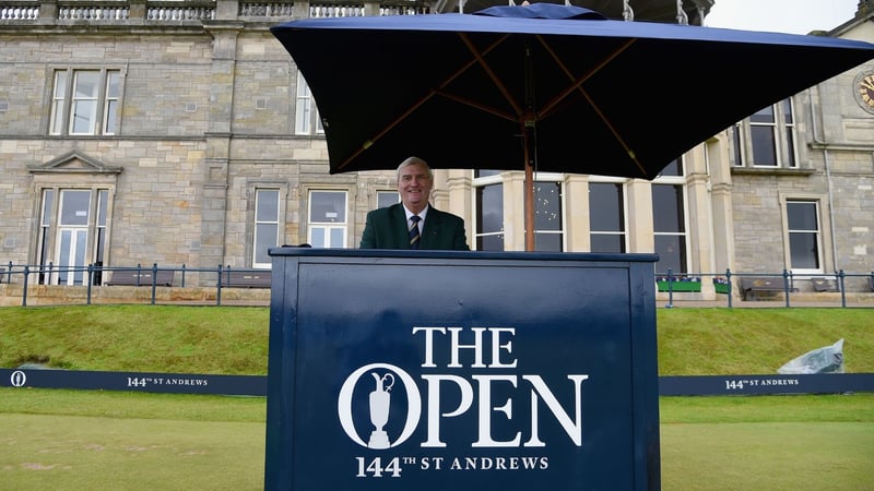 Ivor Robson, abgebildet bei den 144. Open in St. Andrews im Jahr 2015, ist im Alter von 83 Jahren gestorben. (Foto: The R&A)