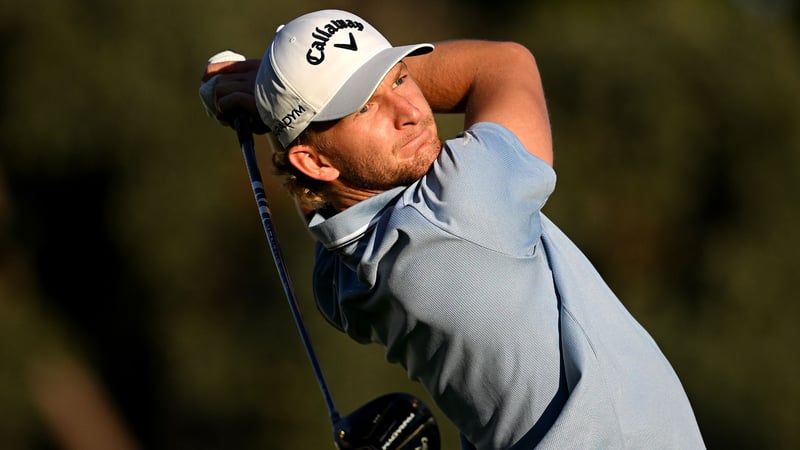 Nick Bachem zeigte am ersten Tag der DP World Tour eine starke Leistung und brachte sich in eine hervorragende Ausgangsposition. (Quelle: Getty)