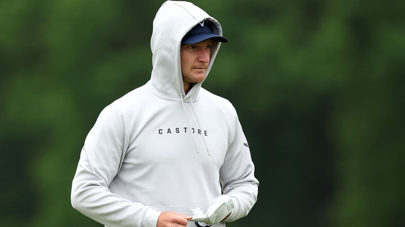 Nick Bachem mit Hoodie bei der Porsche European Open 2023. (Foto: Getty)