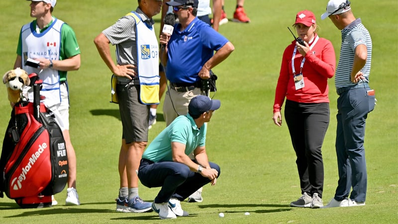 Die Golfregeln erläutern den richten Umgang mit ungewöhnlichen Platzverhältnissen. (Quelle: Getty)
