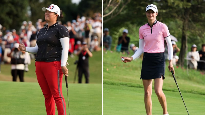 Siegerin Angel Yin (links) und Esther Henseleit. (Foto: Getty)