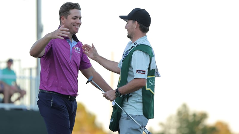 Luke List gewinnt im 5-Mann-Stechen auf der PGA Tour, im Golfbag sind Titleist, TaylorMade und PXG. (Foto: Getty)