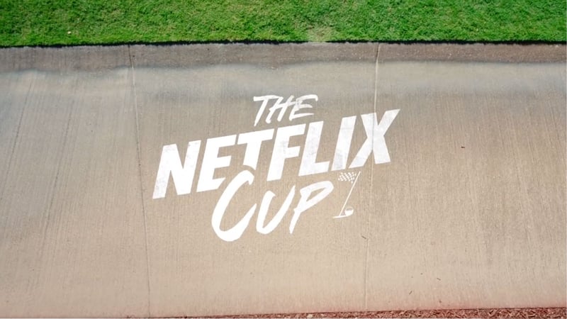 PGA-Tour-Stars Collin Morikawa, Justin Thomas, Rickie Fowler und Max Homa sind Teil des Netflix Cup. (Foto: Getty)